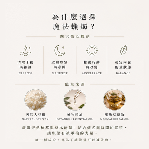 魔法蠟燭的四大核心機制